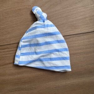Lou Lou Miles Top Knot hat for newborn.